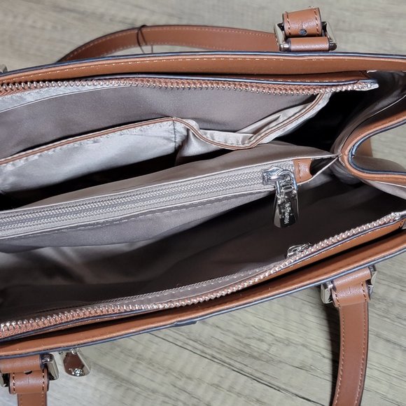 BOSTANTEN Women Brown bag Genuine Leather Shoulder Bag Soft Top Handle Purses - Picture 11 of 12